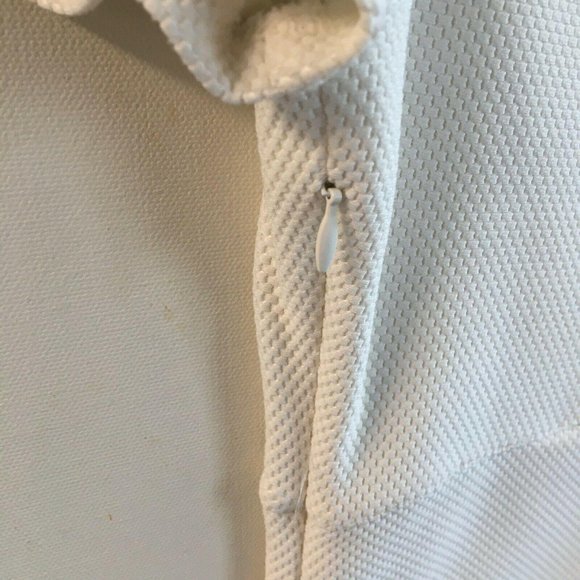 Express Mesh Cut-Out Bodycon Mini Dress 6 Black Ivory Scoop Neck Short Sleeves - Picture 5 of 7